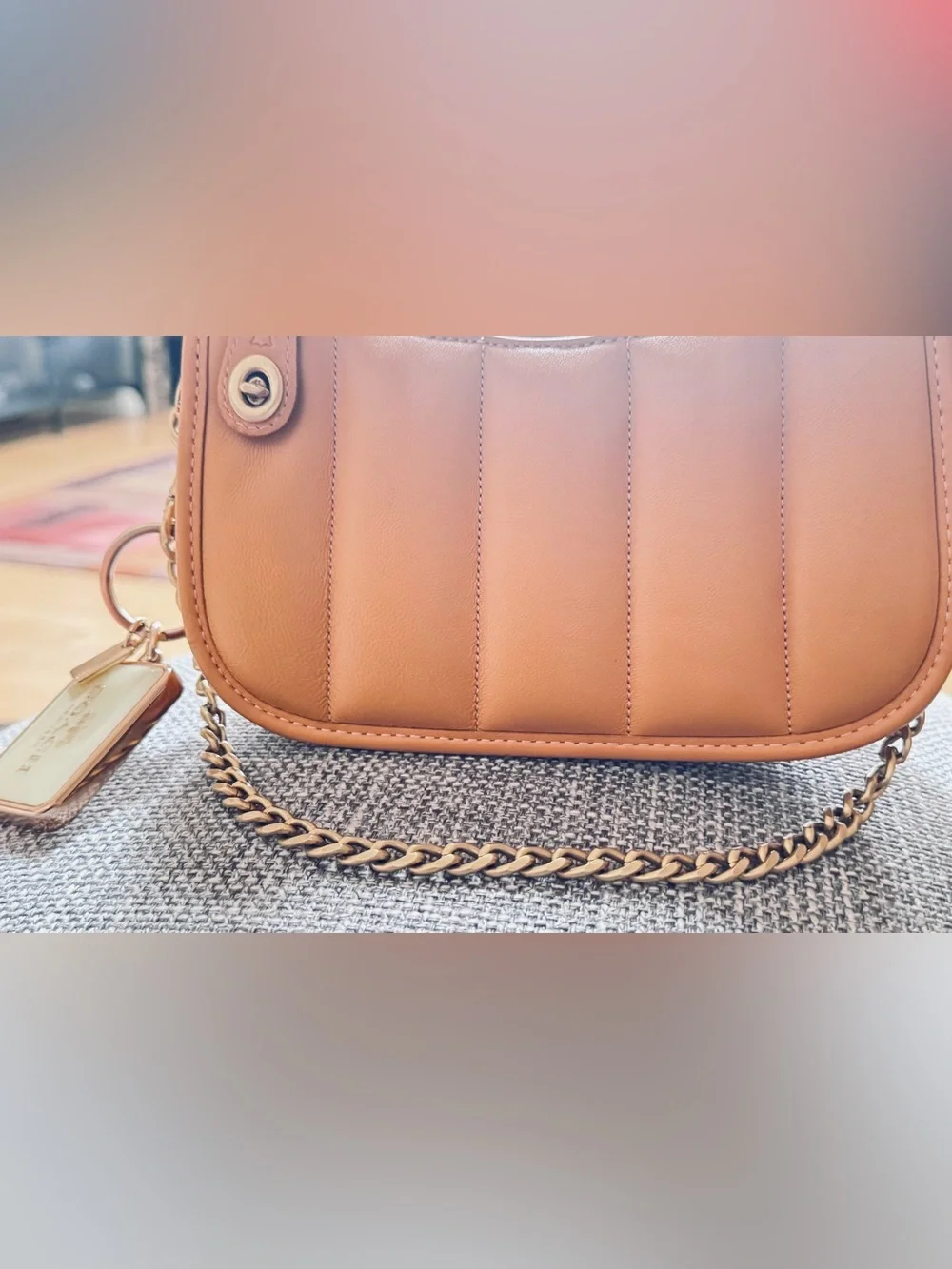 COACH Swinger 20 Shoulder bag made with quilted nappa leather